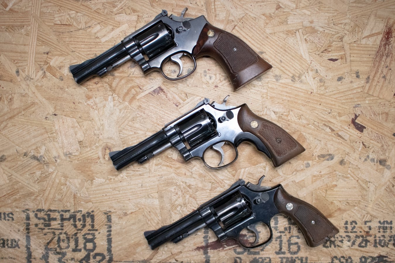 SMITH AND WESSON 15-3 38 Special Police Trade-In Revolvers